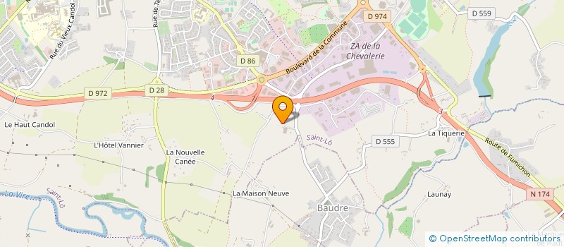 localisation de l'entreprise MADAME MARIE-JOSEPHE HERBERT à BAUDRE