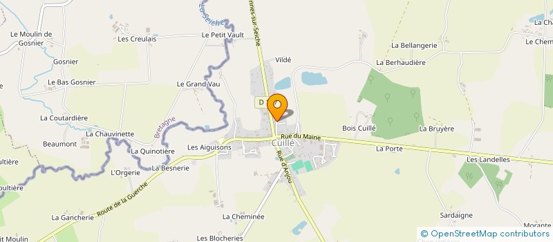 localisation de l'entreprise MADAME MARIE-JOSEPHE JULLIOT  CUILLE