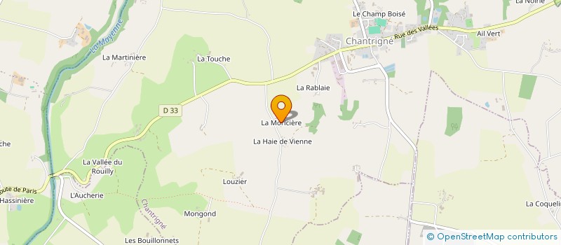 localisation de l'entreprise MADAME MARIE-JOSEPHE LANDAIS à CHANTRIGNE