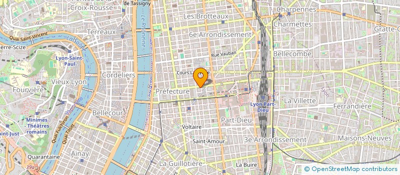 localisation de l'entreprise MADAME MARIE-JOSEPHE LAURENT  LYON