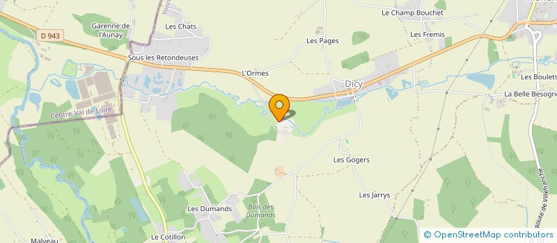 localisation de l'entreprise MADAME MARIE-JOSEPHE LE FEBVRE DE NAILLY à CHARNY OREE DE PUISAYE
