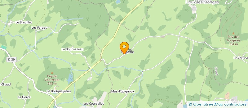 localisation de l'entreprise MADAME MARIE-JOSEPHE LENOBLE à LIOUX-LES-MONGES