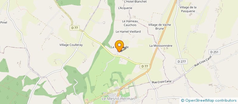 localisation de l'entreprise MADAME MARIE-JOSEPHE LEVILLY à SAINT-MARTIN-DE-BONFOSSE