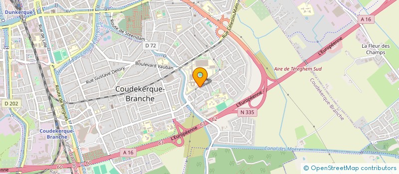 localisation de l'entreprise MADAME MARIE JOSEPHE LOTIGIER à COUDEKERQUE-BRANCHE