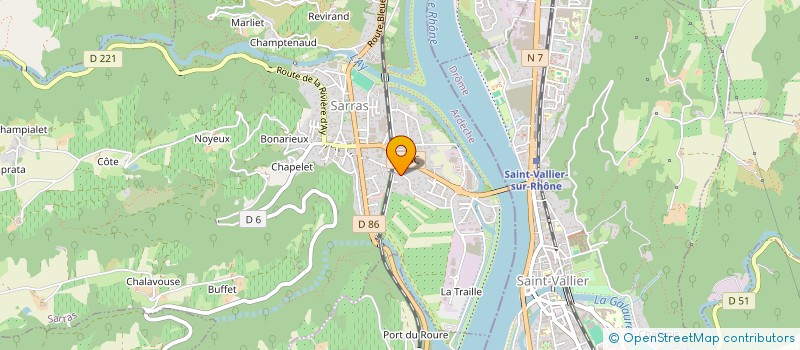 localisation de l'entreprise MADAME MARIE-JOSEPHE MALSERT  SARRAS