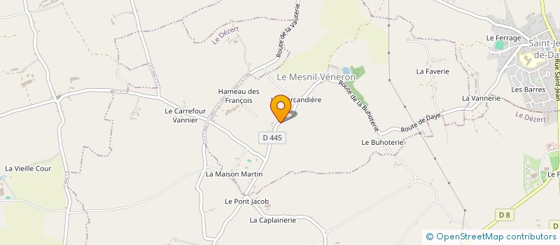 localisation de l'entreprise MADAME MARIE-JOSEPHE MELLO à LE DEZERT
