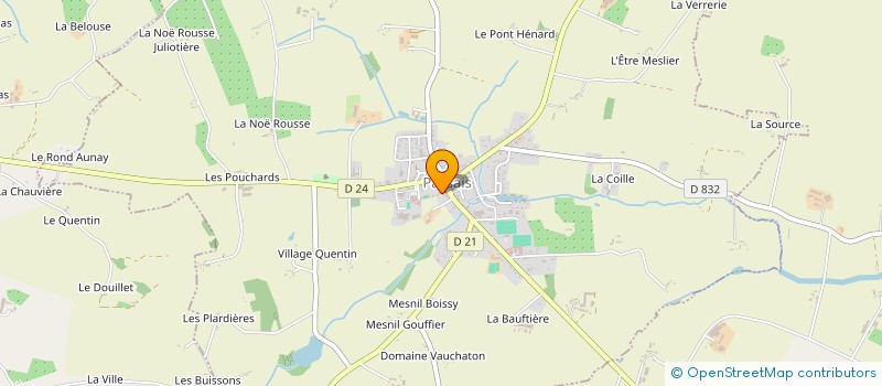 localisation de l'entreprise MADAME MARIE-JOSEPHE PERRET-PIQUET à SAINT-FRAIMBAULT