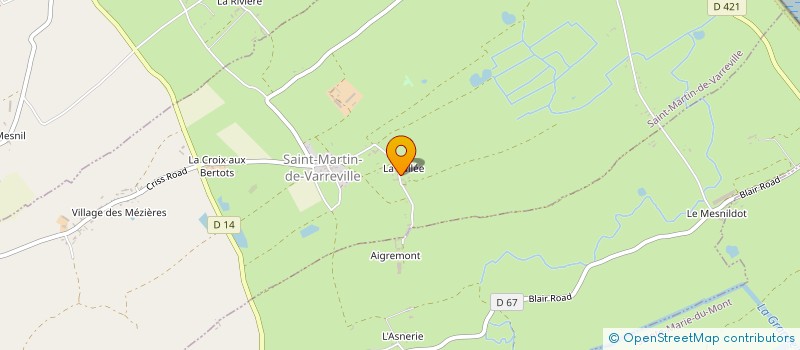 localisation de l'entreprise MADAME MARIE-JOSEPHE PINABEL  SAINT-MARTIN-DE-VARREVILLE