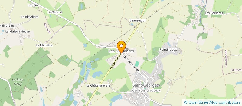 localisation de l'entreprise MADAME MARIE-JOSEPHE POIROUX  MARTINET