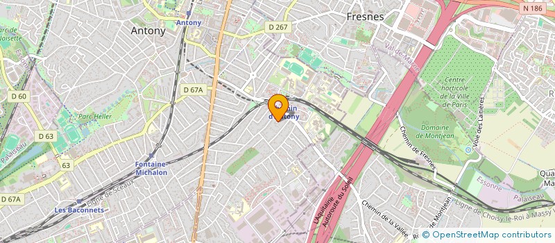 localisation de l'entreprise MADAME MARIE-JOSEPHE PRENAS à ANTONY