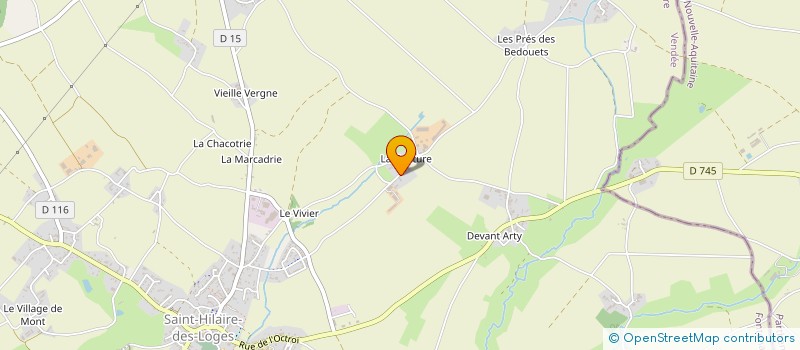 localisation de l'entreprise MADAME MARIE-JOSEPHE ROCHEREAU à XANTON-CHASSENON