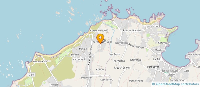 localisation de l'entreprise MADAME MARIE-JOSEPHE SALOU à KERLOUAN