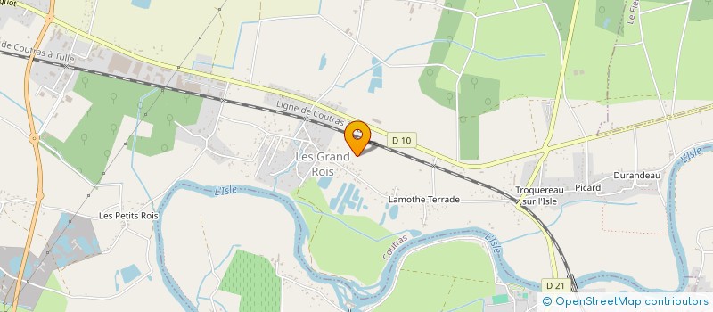 localisation de l'entreprise MADAME MARIE-JOSEPHE SIEURIN  COUTRAS