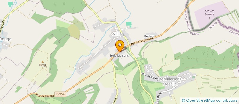 localisation de l'entreprise MADAME MARIE-JOSEPHINE LAUER  VILLING