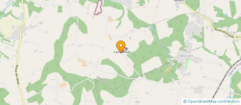 localisation de l'entreprise MADAME MARIE-JOSETTE BASSOUS  POUILLON