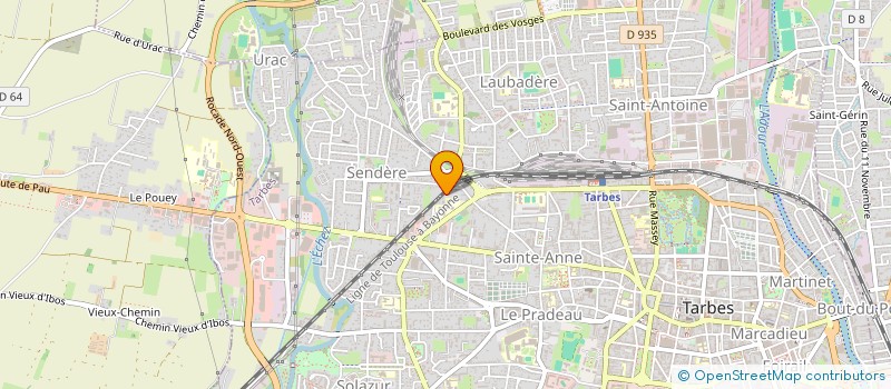 localisation de l'entreprise MADAME MARIE-JOSETTE LUBRANO-LAVADERA  TARBES