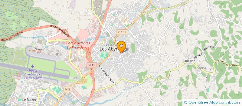 localisation de l'entreprise MADAME MARIE-JOSIANE DAMPA à LES ABYMES