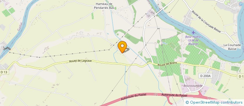 localisation de l'entreprise MADAME MARIE-JOSIE LARIVIERE  SAINT-JUIRE-CHAMPGILLON