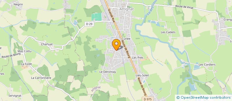 localisation de l'entreprise MADAME MARIE JOSSERAND  ATTIGNAT