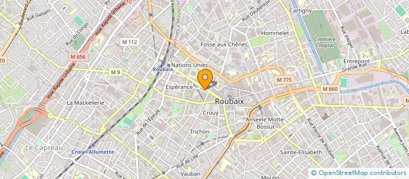 localisation de l'entreprise MADAME MARIE JOUEN  ROUBAIX