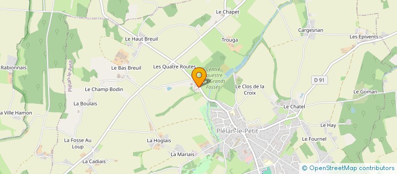 localisation de l'entreprise MADAME MARIE JOUFFE  PLELAN-LE-PETIT