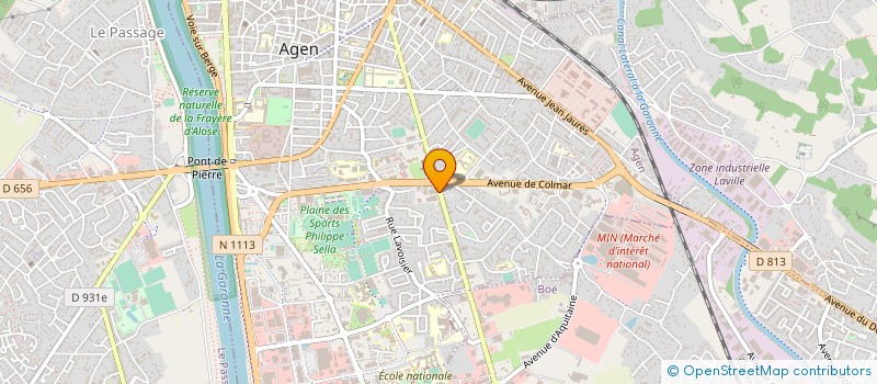 localisation de l'entreprise MADAME MARIE JOUFFREAU à AGEN