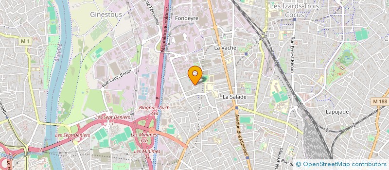 localisation de l'entreprise MADAME MARIE JOULAUX à TOULOUSE