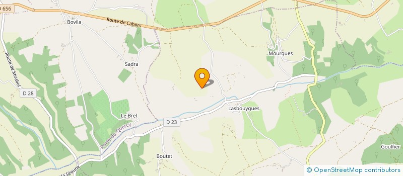 localisation de l'entreprise MADAME MARIE JOULIA  BARGUELONNE-EN-QUERCY