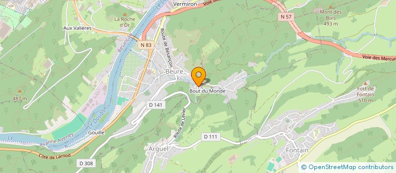 localisation de l'entreprise MADAME MARIE JOUNIN  BEURE