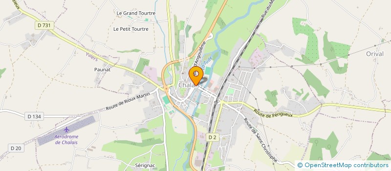 localisation de l'entreprise MADAME MARIE JOUSSEAUME-MONGOURDIER à CHALAIS
