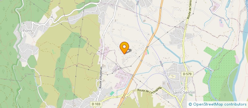 localisation de l'entreprise MADAME MARIE JOUVE  SAINT-PRIVAT