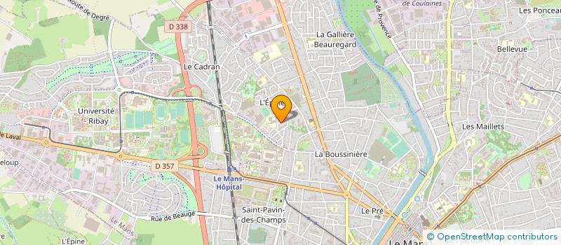 localisation de l'entreprise MADAME MARIE JOUY  LE MANS