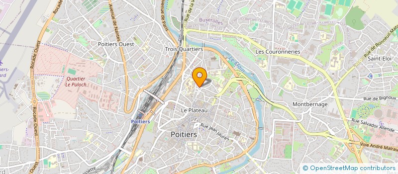 localisation de l'entreprise MADAME MARIE JUCHAULT DES JAMONIERES à POITIERS