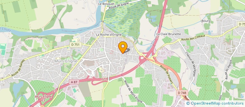 localisation de l'entreprise MADAME MARIE JUGUET  MURS-ERIGNE