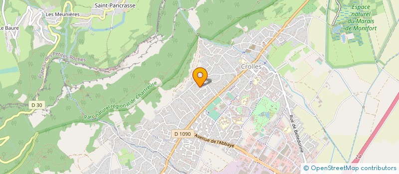 localisation de l'entreprise MADAME MARIE JULIE DULCI  CROLLES