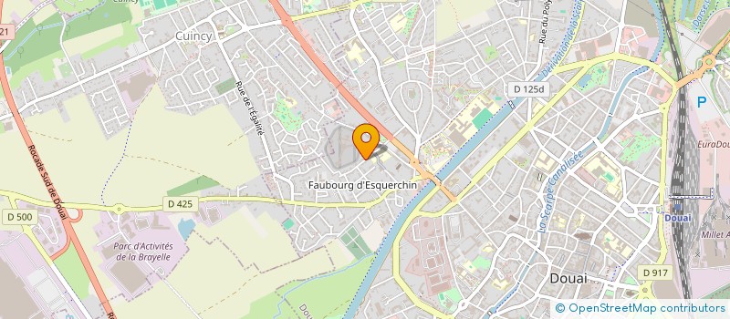 localisation de l'entreprise MADAME MARIE-JULIE FLAMENT  DOUAI