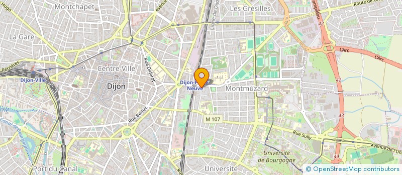 localisation de l'entreprise MADAME MARIE JULIE GREFFIER à DIJON