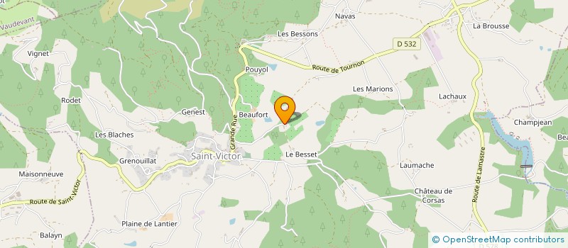 localisation de l'entreprise MADAME MARIE JULIE LLANAS  PAILHARES