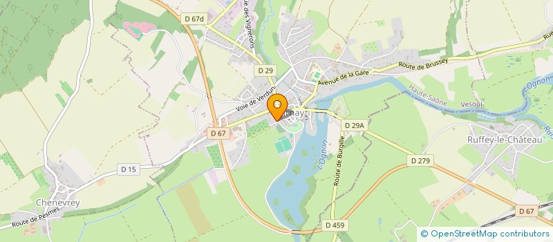 localisation de l'entreprise MADAME MARIE-JULIE SAGON  MARNAY