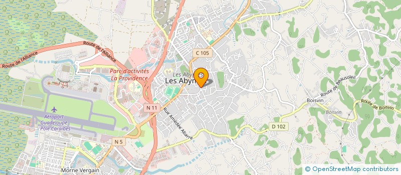 localisation de l'entreprise MADAME MARIE-JULIENNE DORNELUS à LES ABYMES