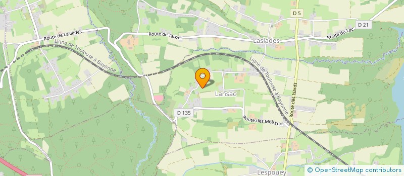 localisation de l'entreprise MADAME MARIE-JULIETTE JANISZEWSKI  LANSAC