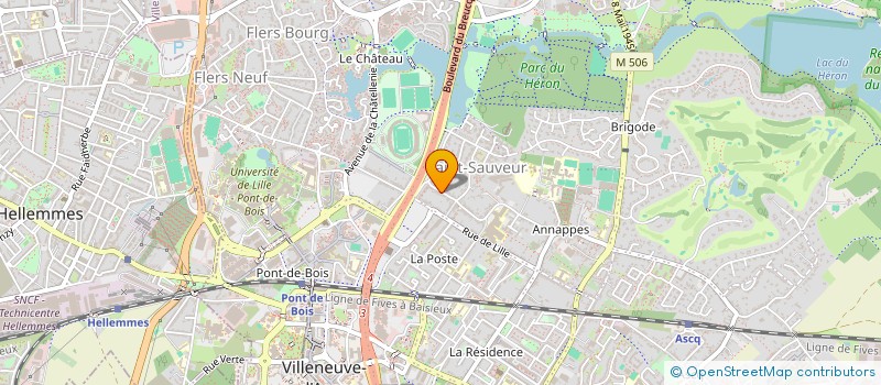 localisation de l'entreprise MADAME MARIE-JULIETTE LELIEUX  VILLENEUVE-D'ASCQ