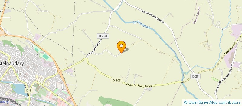 localisation de l'entreprise MADAME MARIE JULIETTE ROUGER  SAINT-MARTIN-LALANDE