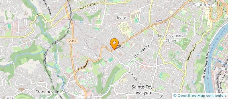 localisation de l'entreprise MADAME MARIE JUNIQUE  SAINTE-FOY-LES-LYON