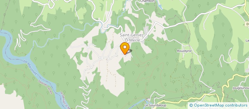 localisation de l'entreprise MADAME MARIE JURBERT  SAINT-GENIEZ-O-MERLE