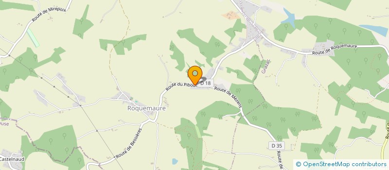 localisation de l'entreprise MADAME MARIE JUSTE-COMPANE  ROQUEMAURE