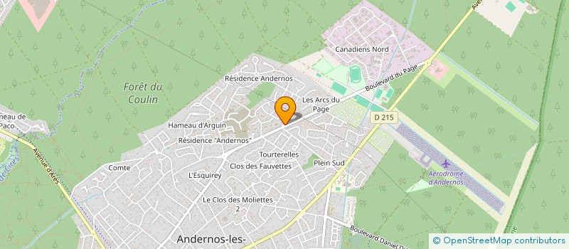 localisation de l'entreprise MADAME MARIE-JUSTINE MAHENC  ANDERNOS-LES-BAINS