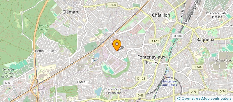 localisation de l'entreprise MADAME MARIE-JUSTINE MENGUENE à FONTENAY-AUX-ROSES