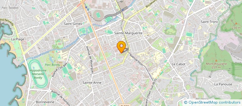 localisation de l'entreprise MADAME MARIE-JUSTINE ROCHAULT  MARSEILLE