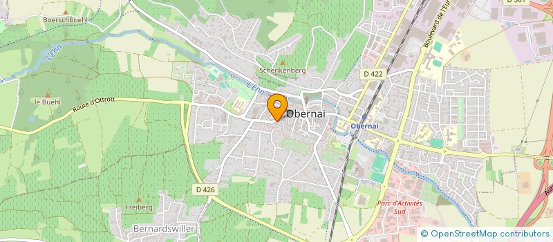 localisation de l'entreprise MADAME MARIE JUTTEAU  OBERNAI